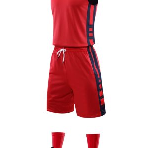Men’s Performance Basketball Kit - Red/Blue