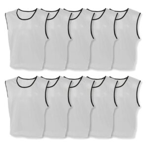 10 x Football Bibs (Grey)
