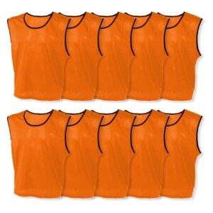 10 x Football Bibs (Orange)
